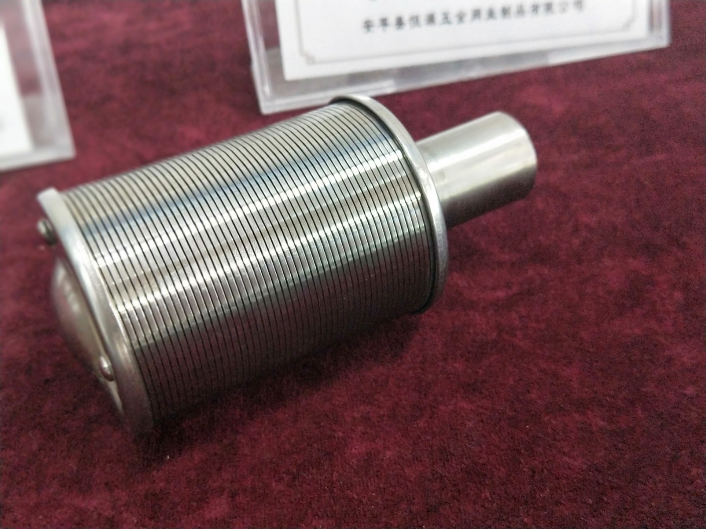 Filter water pipe for wire wound geothermal well